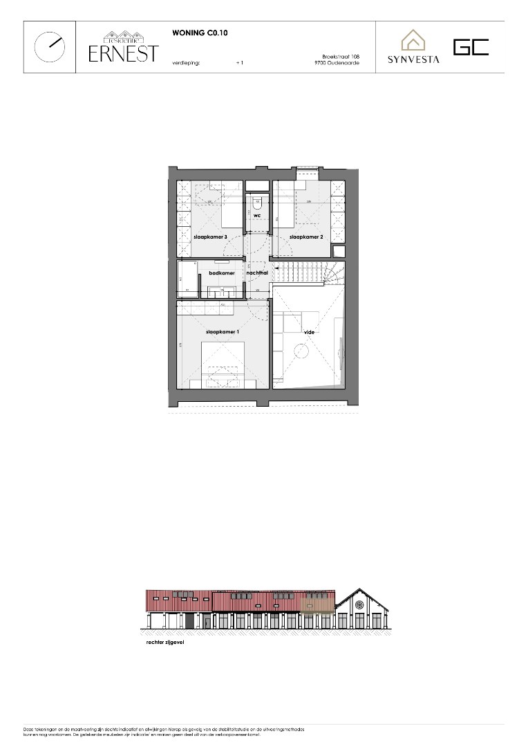 Modern huis met 3 slaapkamers, vide – Nieuwbouwproject Ernest Oudenaarde - foto 4