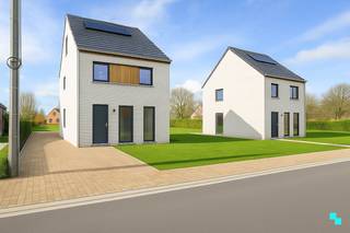 Ontdek deze nieuw te bouwen halfopen bebouwing, gelegen op een perceel van 475m² en met een bewoonbare oppervlakte van ca. 195m² (volgens...