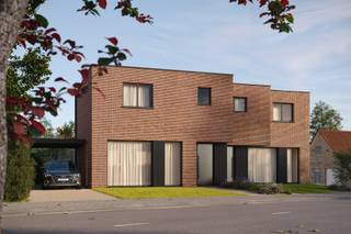 <p>Op zoek naar een <strong>energiezuinige nieuwbouwwoning</strong> op een gunstige locatie tussen Brussel en Gent? Deze moderne woning, gelegen op een perceel van <strong>324 m²</strong>, combineert hedendaags wooncomfort met een praktische indeling, een aangename tuin en een uitstekende bereikbaarheid. De woning is gelegen in <strong>Denderhoutem</strong>, met openbaar vervoer, winkels, scholen en horecazaken in de nabije omgeving. Dankzij de vlotte verbindingen vormt dit de ideale uitvalsbasis richting <strong>Brussel, Gent en de omliggende gemeenten</strong>. Op het gelijkvloers wordt u verwelkomd in een inkomhal met gastentoilet. Vanuit de inkomhal komt u terecht in de aangename leefruimte, die bestaat uit een ruime living met aansluitend een moderne open keuken. Aansluitend aan de keuken is er een praktische berging voorzien. De eerste verdieping omvat <strong>drie ruime slaapkamers</strong>, waardoor de woning zowel geschikt is voor gezinnen als voor wie nood heeft aan extra ruimte voor een bureau of hobbykamer. Verder bevindt zich hier een ruime badkamer, uitgerust met een douche, ligbad, dubbele lavabo en apart toilet. Een bijkomende berging zorgt voor extra praktische opbergruimte. Buiten beschikt de woning over een <strong>ruim terras en een aangename tuin</strong>, ideaal om te genieten van zonnige dagen of gezellige momenten met familie en vrienden. Aan de woning is bovendien voldoende parkeergelegenheid voorzien, met de mogelijkheid om een <strong>carport</strong> te plaatsen. De volledige woning wordt afgewerkt volgens het <strong>lastenboek en met kwalitatieve materialen</strong>. Voor de verwarming wordt gebruikgemaakt van <strong>warmtepompen in combinatie met vloerverwarming</strong>, wat zorgt voor een aangenaam binnenklimaat en een energiezuinige woning. De <strong>oplevering is voorzien voor oktober 2027</strong>. De woningen worden verkocht onder <strong>gesplitste verkooprechten</strong>. Een <strong>btw-tarief van 6%</strong> is mogelijk indien aan de wettelijke voorwaarden wordt voldaan. De kosten voor de <strong>aansluiting van de nutsvoorzieningen, de verkavelingsakte en de opmeting</strong> zijn ten laste van de kandidaat-koper. Wenst u meer informatie over deze nieuwbouwwoning? Het <strong>lastenboek, de bouwplannen en verdere informatie</strong> zijn op aanvraag verkrijgbaar. Contacteer ons via <strong>nicolaas@topo-immo.be</strong>. (Stedenbouw: in aanvraag / Maatregelen opgenomen in het maatregelenregister: in aanvraag)</p>