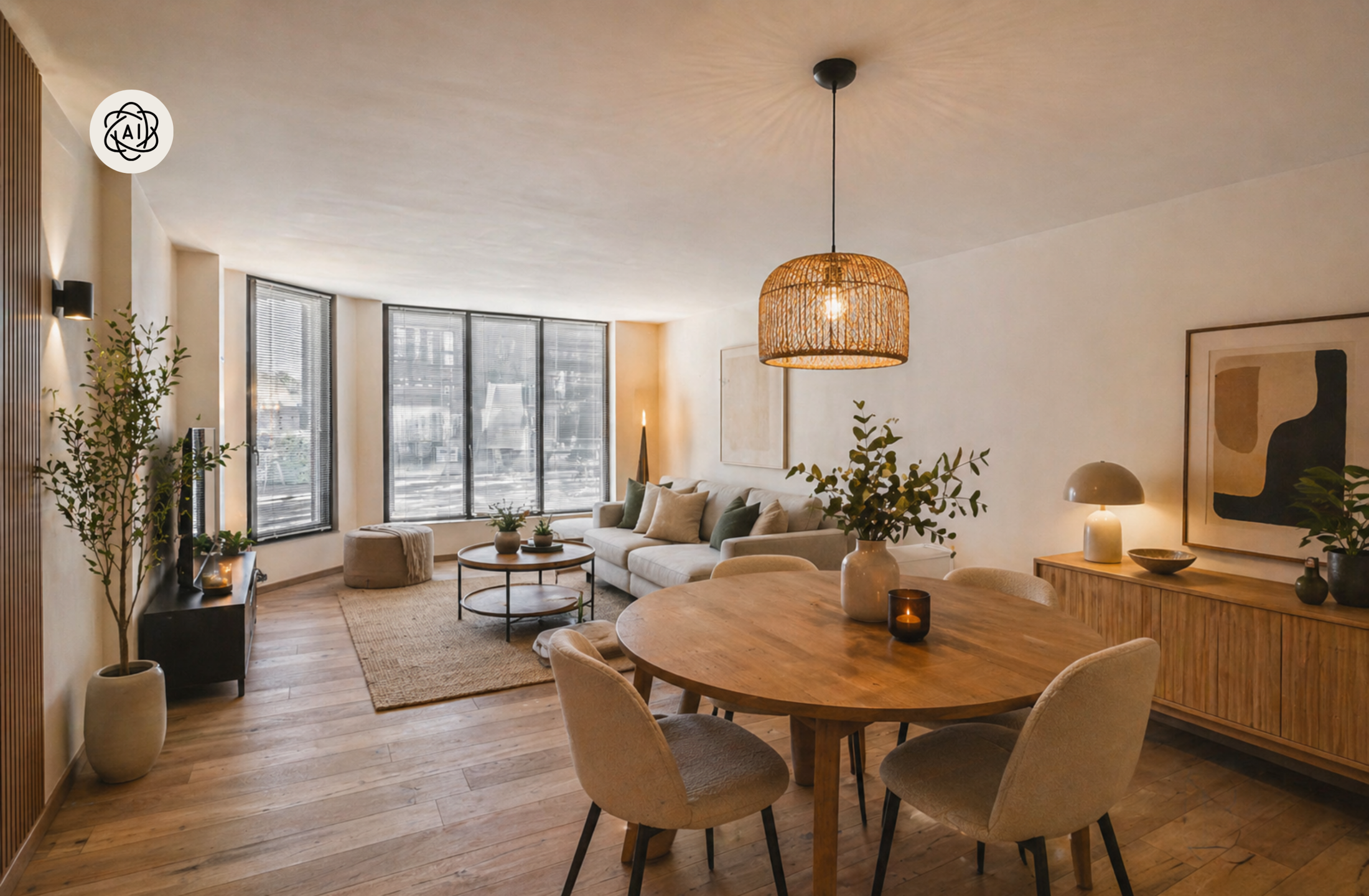 Gezellig gelijkvloers app. met terras & parking - foto 4