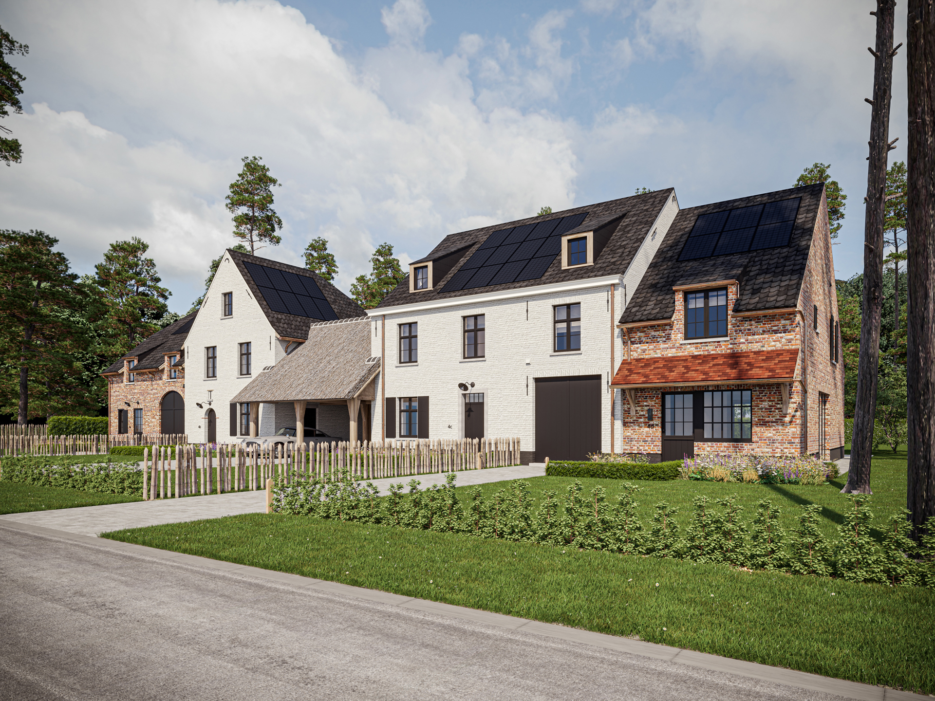 Project 'VIER' , halfopen nieuwbouwwoningen in Destelbergen - foto 4