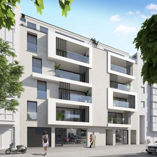 Dit nieuwbouwappartement is gelegen op de 4de verdieping van residentie 'DE FABELS'. Dit gebouw heeft een uitstekende ligging aan de Grote Markt...