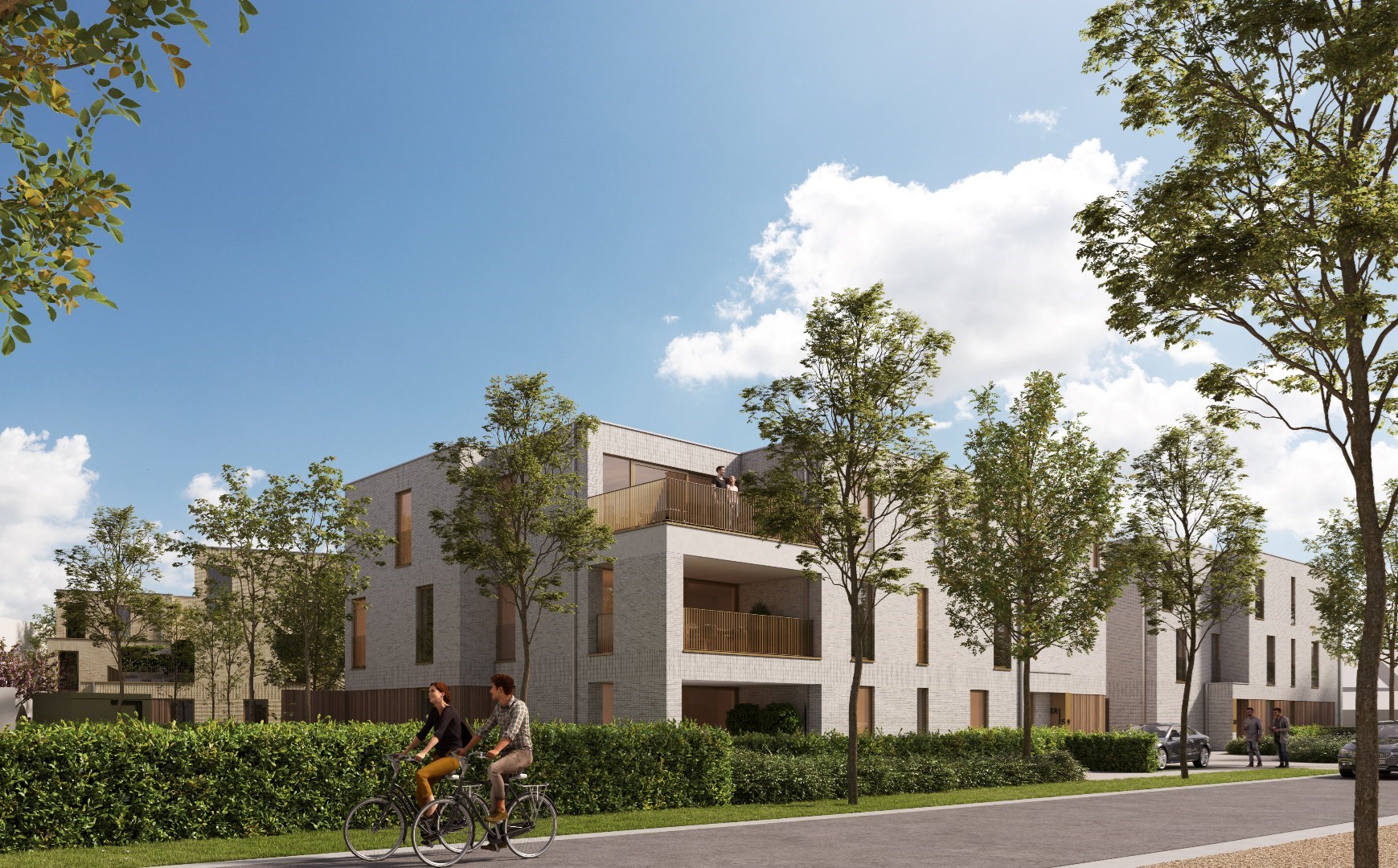 Nieuwbouwappartement met drie slaapkamers en terras van 17,20m² - foto 1