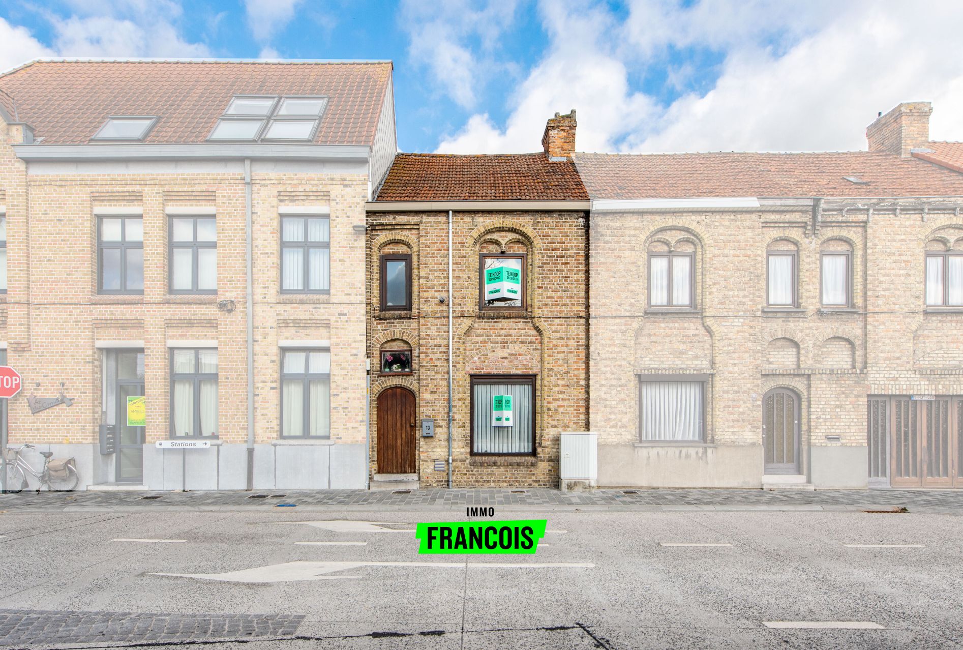 Knusse rijwoning met 2 slaapkamers te huur in het centrum van Diksmuide - foto 1