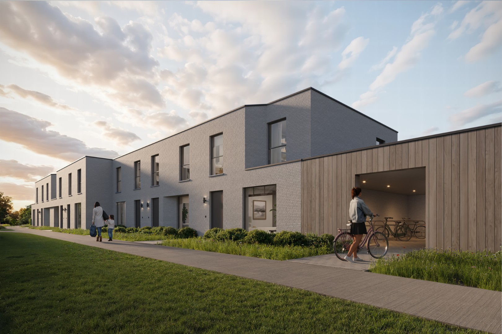 Hof ten Kole – energiezuinig wonen in het groene Koolkerke nabij Brugge - foto 1