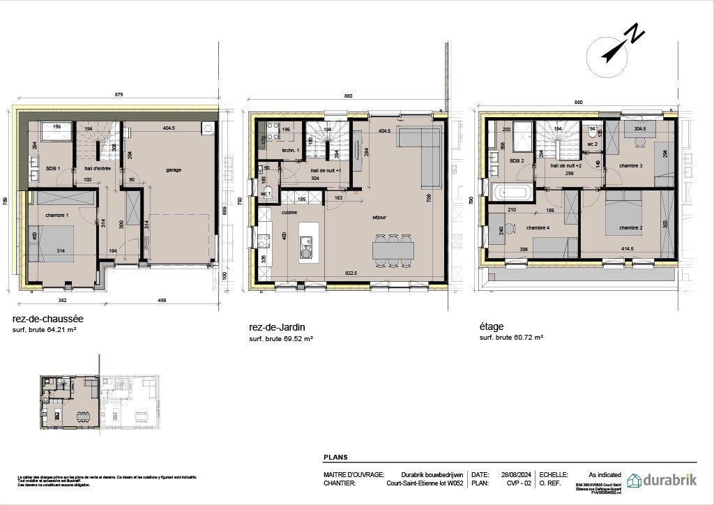 House for sale in Court-Saint-Etienne with 4 bedrooms - photo 5