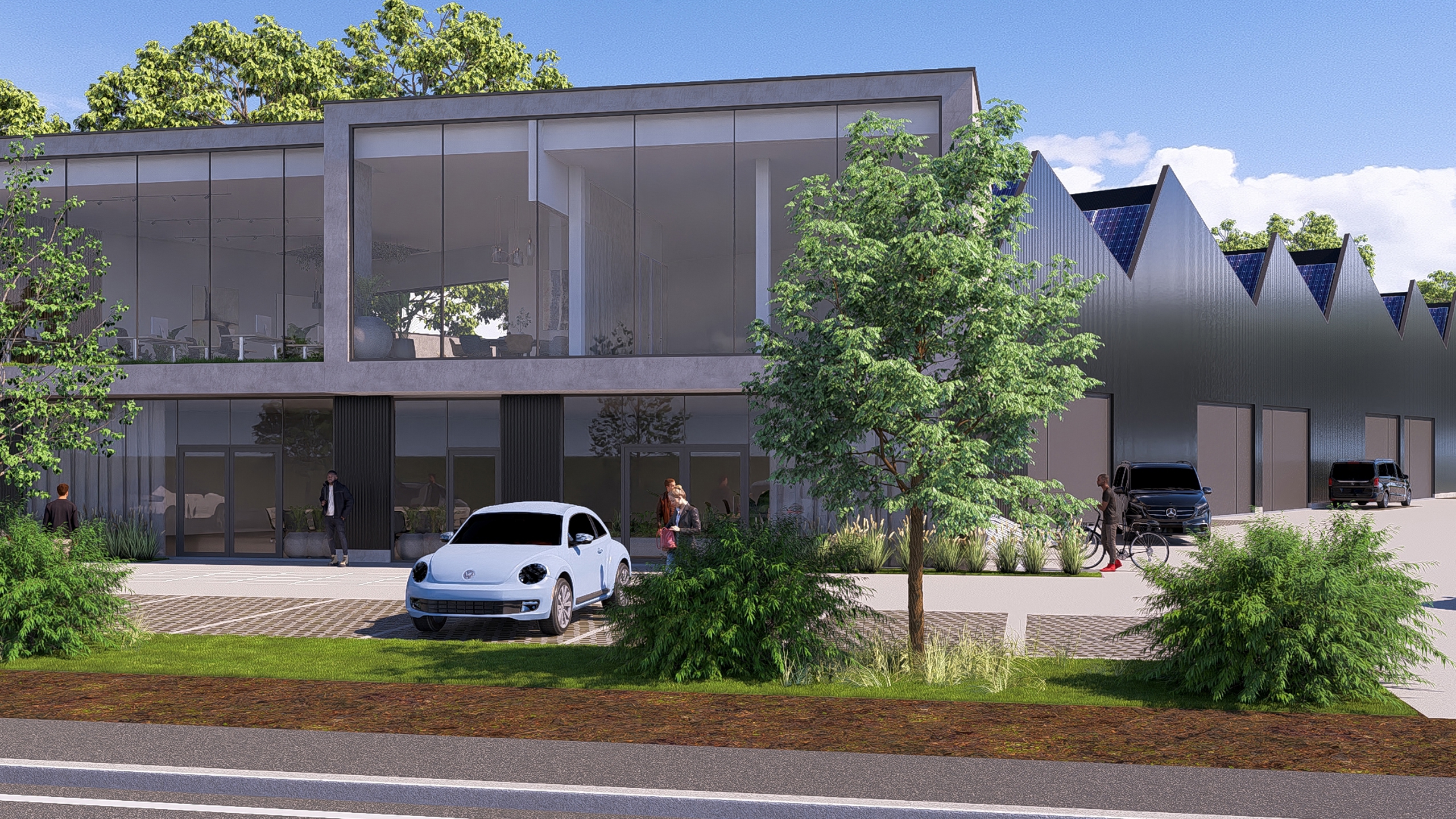 Gelijkvloerse handelszaak met grote etalage - foto 1