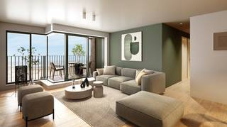 Welkom bij Residentie Sables d’Or, een exclusief nieuwbouwproject aan de Blankenbergse Zeedijk. Deze residentie biedt appartementen die perfect de balans vinden tussen moderne luxe en tijdloze architectuur. Elk appartement is ontworpen met oog voor comfort, stijl en duurzaamheid, en biedt een unieke woonervaring met hoogwaardige afwerkingen en een slimme indeling.<br /><br />Bij Residentie Sables d’Or geniet je van een aangename en energiezuinige warmteverdeling dankzij het gebruik van geothermische warmtepompen in combinatie met vloerverwarming. De residentie voldoet aan de recentste isolatienormen en is uitgerust met een ventilatiesysteem D, wat bijdraagt aan een optimaal binnenklimaat. De ramen zijn vervaardigd uit hoogwaardig, thermisch onderbroken ALU-profielen en voorzien van hoogrendementsglas. Het interieur wordt afgewerkt met een tegelvloer in alle ruimtes, met uitzondering van de slaapkamers, waar fineerparket of laminaat voorzien wordt. De open keuken en het sanitair worden uitgevoerd volgens de specificaties in het lastenboek. <br /><br />Daarnaast is er een ruime lift die toegang biedt tot alle verdiepingen, inclusief -1, waar de kelderruimtes zich bevinden. Deze kelderruimtes zijn afzonderlijk te koop, waardoor je extra opslagruimte kunt aanschaffen indien gewenst.<br /><br />Het pand is gelegen op niveau +8, kant Charlierhelling genietende van zijdelings zeezicht en zicht op Casinoplein en is opgebouwd uit inkomhal/nachthal, toilet, leefruimte met open keuken en aangrenzend balkon, berging, badkamer, 3 slaapkamers. Slaapkamer 3 is eveneens voorzien van een badkamer en grenst samen met slaapkamer 2 aan een balkon.<br />Bruto oppervlakte plan +/- 127,5m², +/- 4,2m² balkon leefruimte en +/- 4,7m² balkon slaapkamers<br /><br />Prijzen exclusief kosten, BTW en registratierechten<br /><br />Interesse?: Contacteer ons vrijblijvend: verkoop@agenceverburgh.be | 050/41 38 85