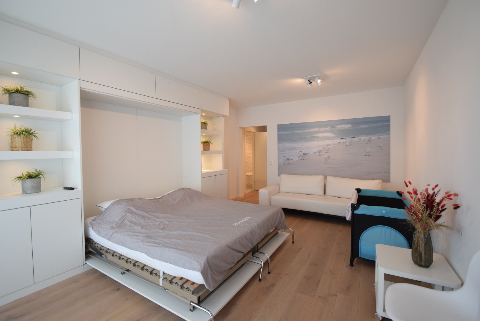 Studio te huur aan de Wandeldijk-Het Zoute, gelegen aan de zuidzijde in de residentie met een aangenaam open zicht over het Zwin. - foto 3