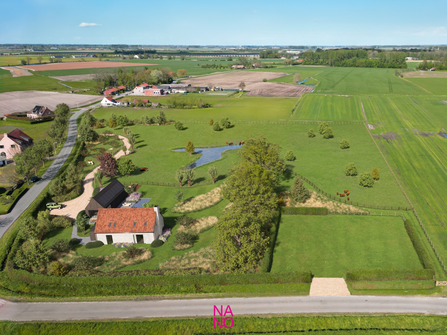 Idyllisch gelegen perceel bouwgrond met bouwvergunning in het landelijke Heille. - foto 5