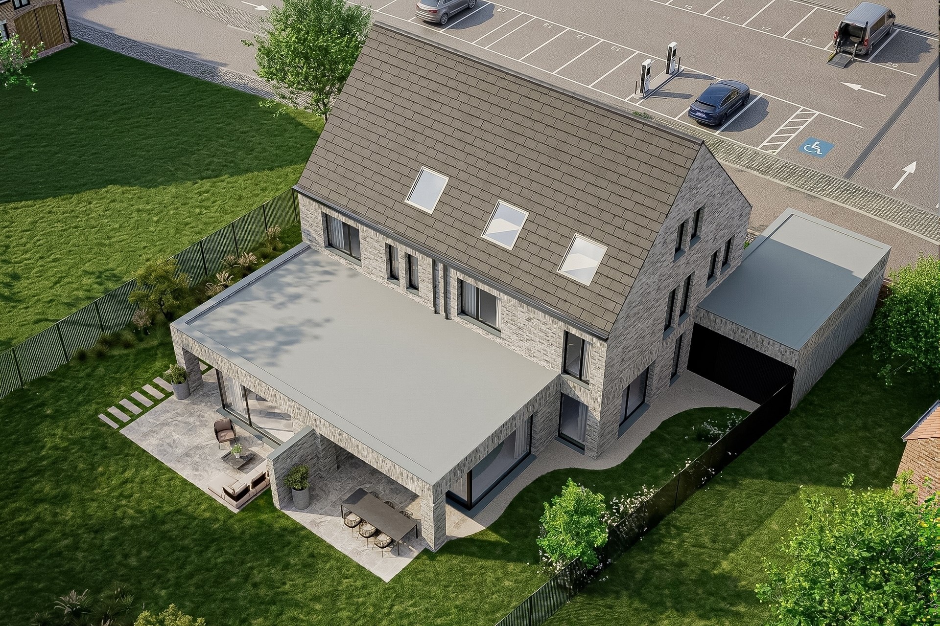 Hoogwaardige casco nieuwbouwwoning met carport in Berlare - foto 5