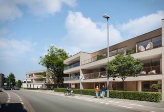 Welkom in dit nieuwbouwappartement met 2 slaapkamers, gelegen in de prachtige residentie THE VIBE, pal in het centrum van Diepenbeek. Hier woon je op wandelafstand van winkels, openbaar vervoer en alle dagelijkse voorzieningen, met een vlotte verbinding naar verschillende invalswegen, onderwijs, zorg, sport en ontspanning. <br /><br />Het appartement bevindt zich op het gelijkvloers en werd ontworpen met oog voor licht, ruimte en hedendaags wooncomfort. Dit pand wordt volledig geschilderd opgeleverd en zal voorzien worden van lamparmaturen en gordijnrails.<br /><br />INDELING<br />
<ul>
<li>Inkomhal</li>
<li>Leefruimte met open, volledig geïnstalleerde keuken (voorzien van spoelbak, vaatwasser, kookplaat, dampkap, frigo en combioven)</li>
<li>Praktische berging met aansluiting voor wasmachine</li>
<li>Nachthal</li>
<li>Aparte toilet</li>
<li>2 slaapkamers</li>
<li>Moderne badkamer met kwalitatieve afwerking</li>
<li>Aangenaam terras met drempelloze toegang</li>
</ul>
Daarnaast beschik je over een ondergrondse autostaanplaats én private kelderberging. <br /><br />EXTRA TROEVEN<br />+ Eerste bewoning!<br />+ Grote raampartijen voor maximale lichtinval<br />+ Zeer energiezuinig dankzij warmtepomp en privatieve zonnepanelen<br />+ Ruime open leefruimte met een moderne uitstraling<br /><br />Kortom: een instapklaar appartement dat comfort, duurzaamheid en een topligging perfect combineert. Ideaal voor wie zorgeloos en energiezuinig wil wonen in het centrum van Diepenbeek.