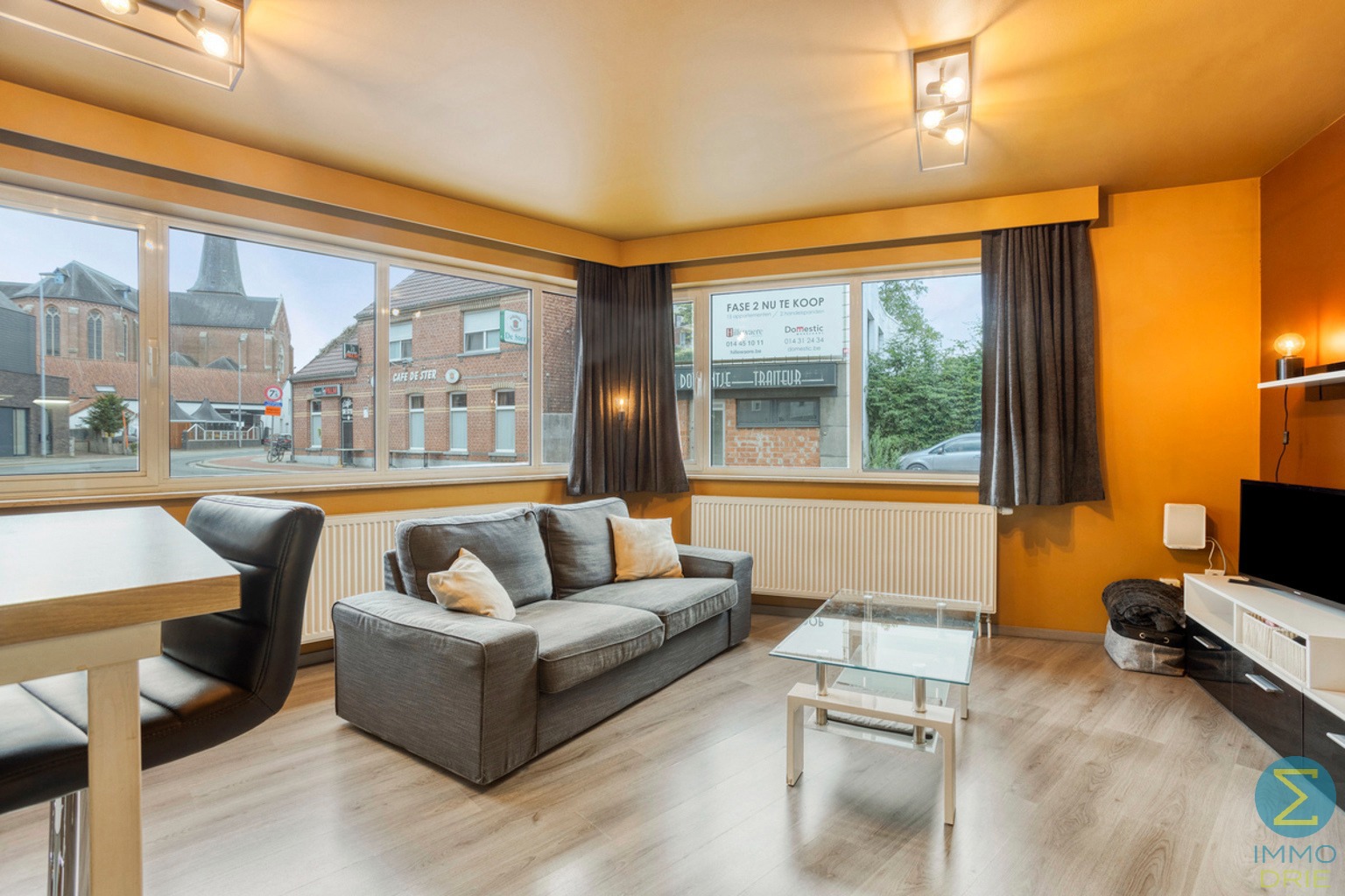 Gelijkvloersappartementje van 58m²  met 1 slaapkamer.  - foto 2