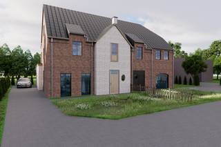Prachtige luxueuze en energiezuinige nieuwbouwwoning aan de Bruggestraat 25b in Zandhoven.<br /><br />Deze halfopen pastoriestijl nieuwbouwwoning bevindt zich nabij het centrum van Zandhoven. In de directe omgeving bevinden zich meerdere supermarkten, een bakker, beenhouwer, apotheek, het gemeentehuis, een bank, De Post, de kerk, de bibliotheek Den Blijk en verschillende restaurants op wandelafstand. Ook de gemeentelijke basisschool, kinderopvang en sporthal Het Veld zijn vlot bereikbaar. Daarnaast zijn de op- en afritten van de E313 en E34 richting Antwerpen en Lier eenvoudig te bereiken, waardoor mobiliteit een van de uitgesproken troeven van deze woning vormt.<br /><br />De woning, rechts gelegen op de foto's, focust op kwaliteitsvol wonen met veel aandacht voor licht en wooncomfort. <br /><br />Deze ruime woning bestaat, op het gelijkvloers, uit een inkomhal met gastentoilet, grote berging, en een open leefruimte met keuken die zicht geeft op de tuin. Op de verdieping zijn er 3 slaapkamers, een badkamer, een apart nachttoilet en een overloop met zeer veel natuurlijk licht. Er is een vaste trap naar de zolderverdieping waar een berging voor de technieken is voorzien. Het overige gedeelte van de zolder wordt casco afgewerkt.<br /><br />De woning wordt gebouwd volgens de laatste normen wat betreft isolatie en energiezuinigheid: warmtempomp, vloerverwarming, zonnepanelen, E-peil < 20. Er zijn ruime budgetten voorzien voor de afwerking. <br /><br />De verkoop geschiedt onder BTW op de constructies en registratierechten op grondaandeel en dit onder de voorwaarden van de Wet Breyne. Voor meer info of een verkennend gesprek, contacteer Karin 0486/97 84 27 of karin@reds.be.