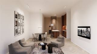 Bienvenue à EMILE : un projet de construction neuve à petite échelle et durable dans une rue tranquille de Laeken. 14 appartements de caractère, conçus pour ceux qui choisissent consciemment le confort, la lumière et la qualité de vie - sans sacrifier l'abordabilité.EMILE respire l'élégance intemporelle, avec une architecture qui respire la tranquillité, le caractère et la sophistication.Les façades arrondies, les lignes horizontales et les matériaux chaleureux tels que la brique claire et le bois créent un aspect frais et contemporain qui s'intègre parfaitement dans le quartier.À l'intérieur, les grandes fenêtres allant du sol au plafond, l'abondance de la lumière naturelle et les terrasses spacieuses créent une sensation de vie ouverte et aérée.Ici, chaque détail est conçu pour créer une harmonie entre l'intérieur et l'extérieur - un lieu où l'on se sent vraiment chez soi.EMILE a été conçu dans un souci d'efficacité énergétique et d'orientation vers l'avenir. Vous bénéficiez d'un chauffage par le sol grâce à une pompe à chaleur air-eau et d'un système de ventilation intelligent D avec récupération de chaleur