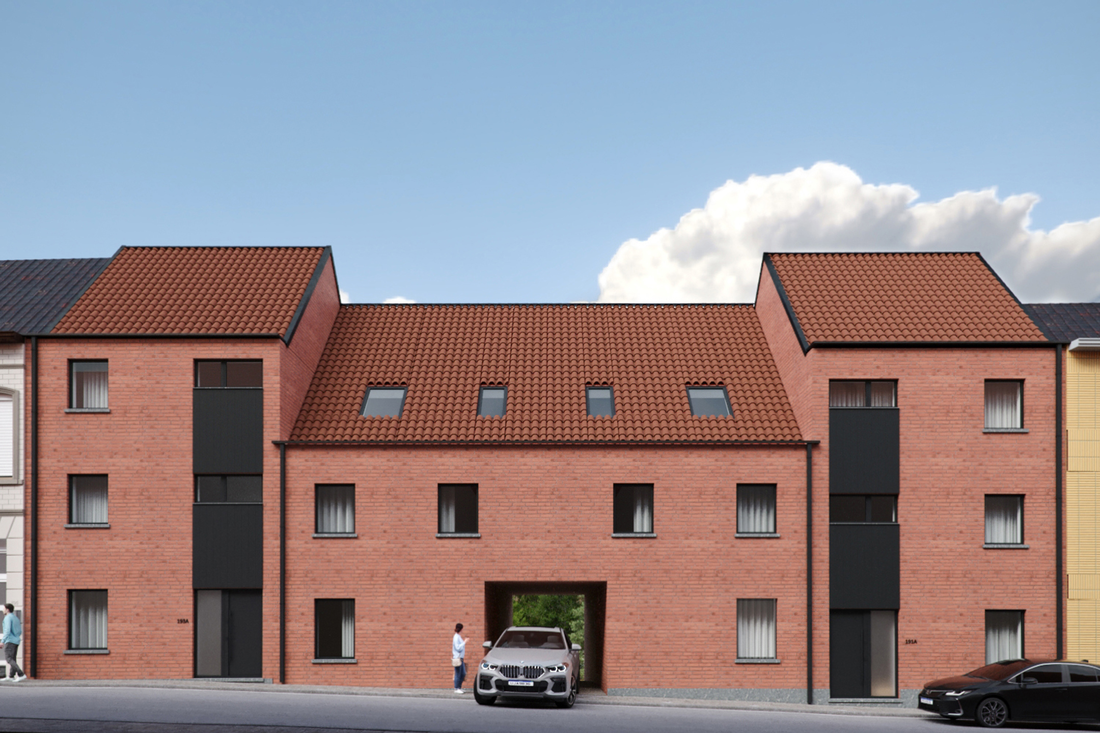 Vergund project voor 4 nieuwbouwwoningen met rivier zicht - foto 4