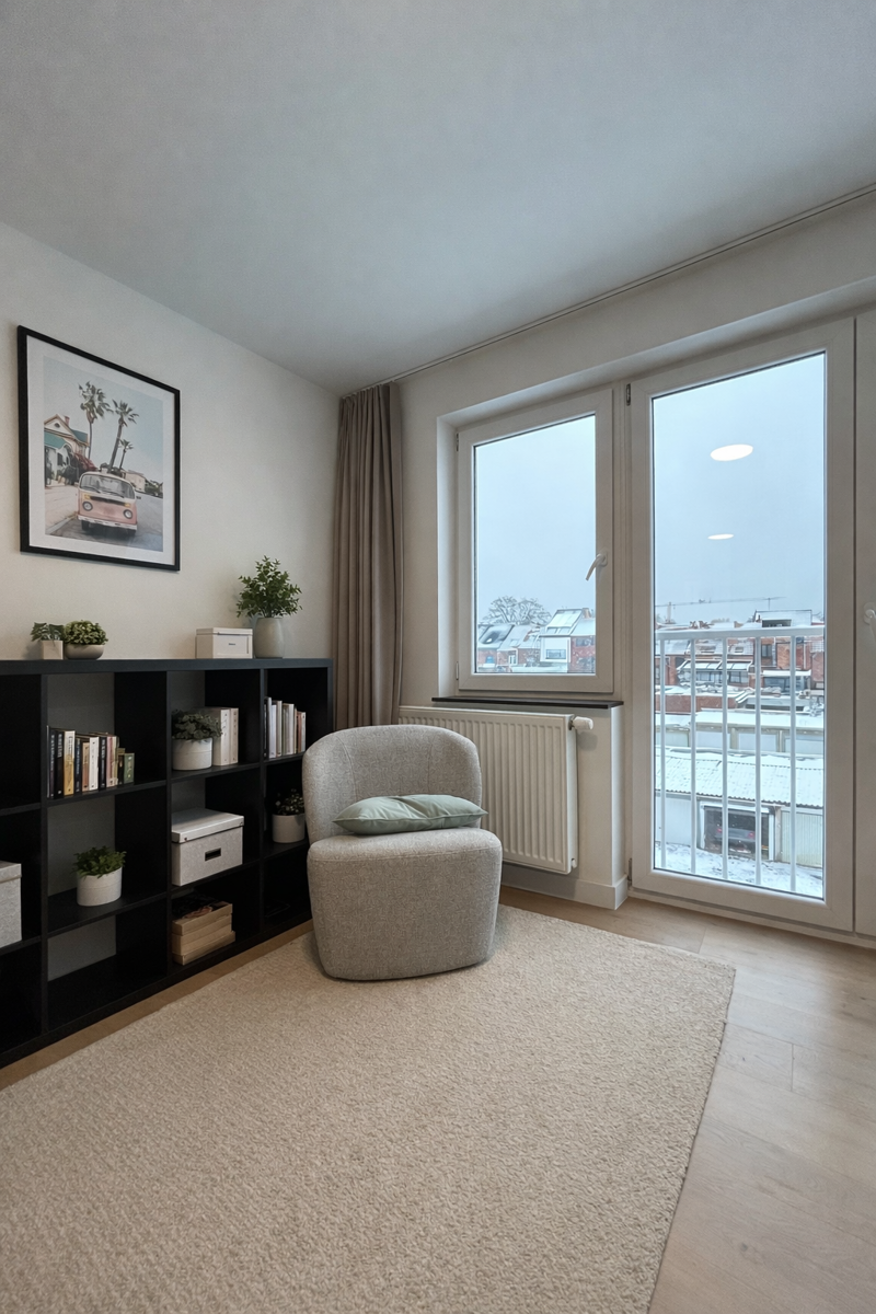 Uiterst ruime studentenkamer privatief sanitair - foto 3