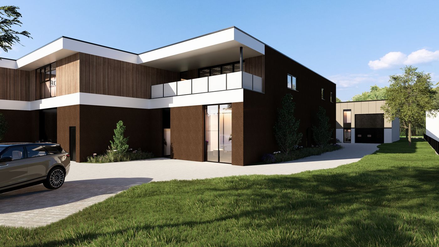Duurzaam en architecturaal nieuwbouw KMO-unit van 255 m² te Evergem - foto 2