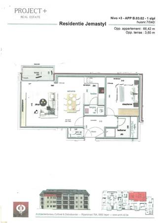 Dit recent appartement (2020) is gelegen op de derde verdieping van een kleinschalige residentie in het centrum van Oudenaarde (Bevere),...