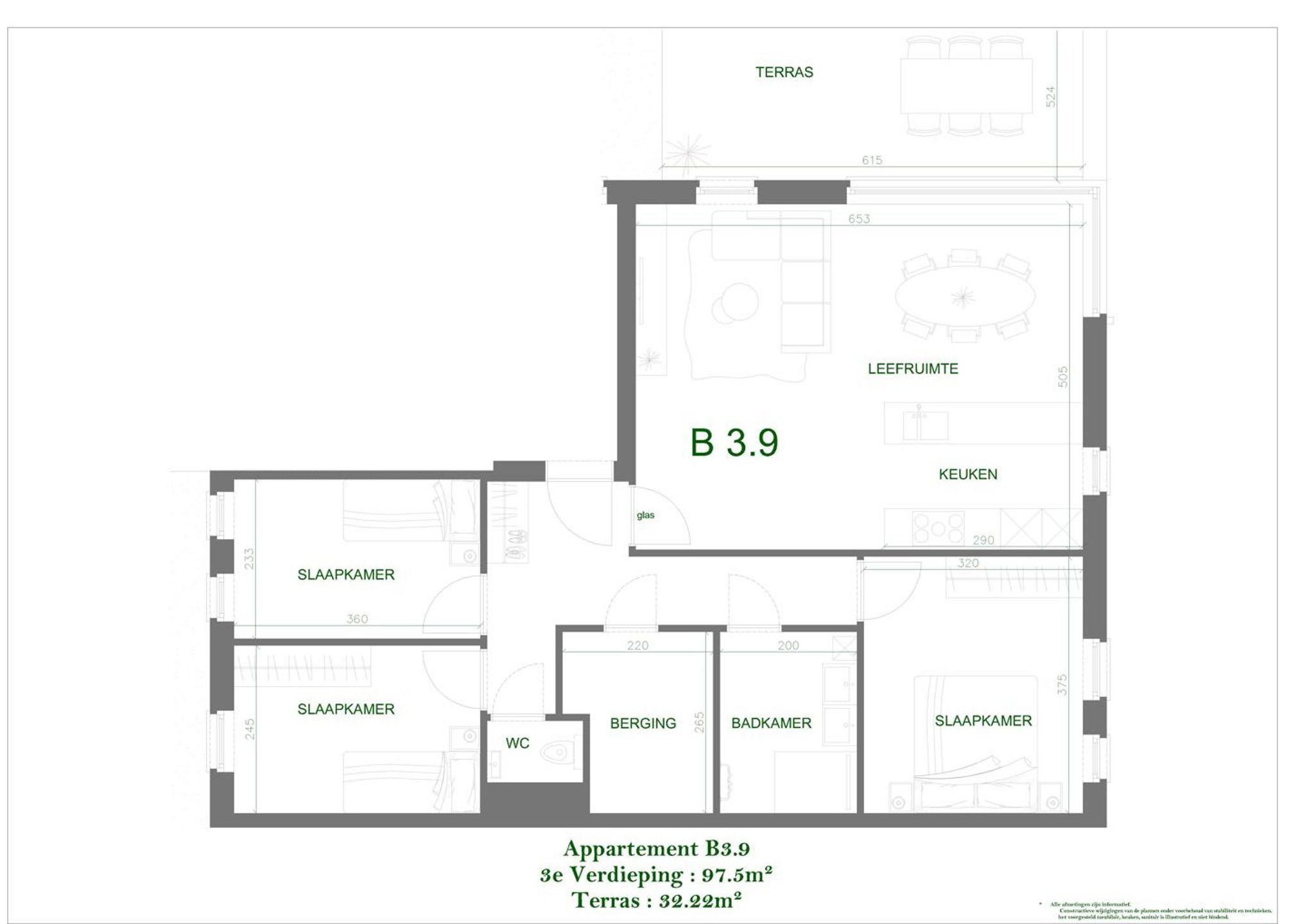 Mechelen 3de verdieping - appartement B3.09 - foto 5