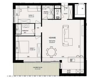 Apartment for sale in Willebroek