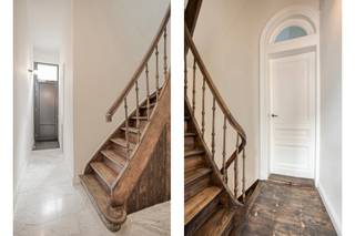 <p>Dit <strong>karaktervolle huis</strong> is een hoogwaardig gerenoveerde woning op een <strong>gegeerde toplocatie</strong> in het centrum van Antwerpen. De woning van ca. 105 m² is ingericht door een <strong>interieurarchitect</strong>, wordt <strong>semi-gemeubileerd</strong> verhuurd en combineert klassieke elementen met modern comfort.<br /><br /><strong>Indeling:</strong><br />De woning is verdeeld over vier verdiepingen, met behoud van authentieke elementen:</p>
<p><span>Gelijkvloers:</span> Inkomhal met ingemaakte vestiaire, gastentoilet en ruime wasplaats met Miele wasmachine en droogkast.<br /><span>Eerste verdieping:</span> Volledig uitgeruste keuken en aan de voorzijde een eetkamer.<br /><span>Tweede verdieping:</span> Polyvalente ruimte te gebruiken als bureau of slaapkamer en een aparte ingerichte zitkamer.<br /><span>Derde verdieping:</span> Master-bedroom met luxueuze badkamer met inloopdouche.</p>
<p>De woning wordt gekenmerkt door een verfijnde touch met de juiste <strong>look and feel</strong>.</p>
<p><strong>Bijzonderheden:</strong><br />Authentieke elementen waaronder de houten plankenvloer en de klassieke trap;<br />Verhuur aan vennootschappen mogelijk;<br />Geen vaste kosten;<br />Kelder aanwezig.</p>
<p><strong>Ligging:</strong><br />Gelegen dichtbij het bekende Sint-Andriesplein met het cultureel centrum, de Kloosterstraat met zijn vele antiek- en designwinkeltjes, de Nationalestraat, met de ModeNatie en het Modemuseum alsook het Mechelseplein met haar gezellige cafés en restaurants.</p>