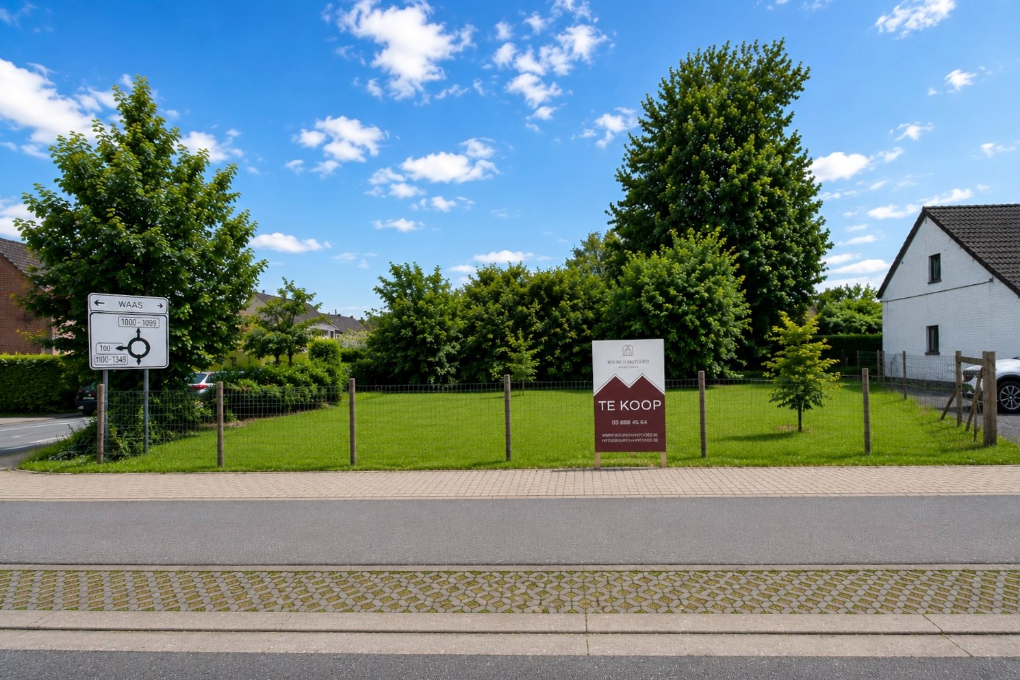 Te koop: Bouwgrond voor halfopen bebouwing (283 m²) met vergunning op toplocatie in Elversele (Temse)! - foto 2