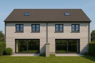 De foto is een voorbeeld van een afgewerkte verkochte woning.U kan de stijl & indeling nog compleet personaliseren!Wonen in Izegem biedt zoveel...