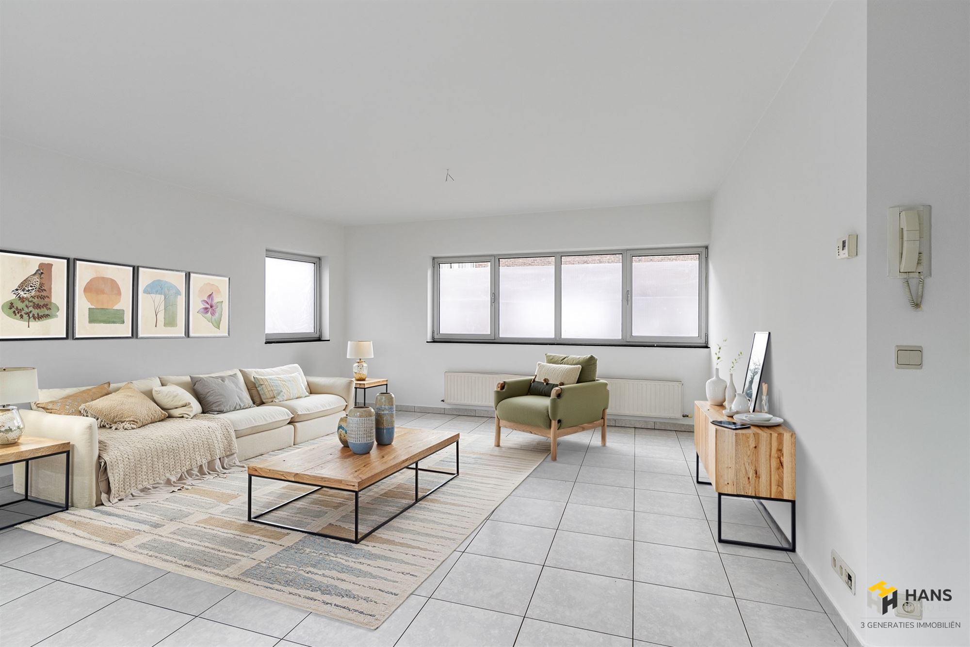 Instapklaar gelijkvloers appartement (86 m²) met 1 slaapkamer en buitenruimte (20 m²) in Stabroek. - foto 3