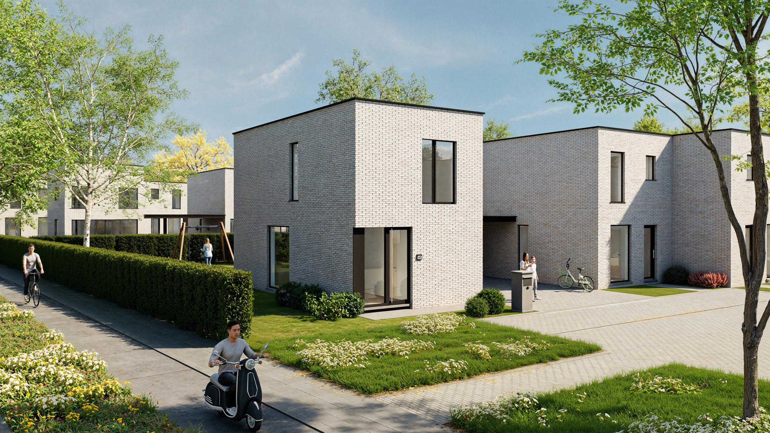 Energiezuinige nieuwbouw met 3 slk, carport en tuin.  - foto 1