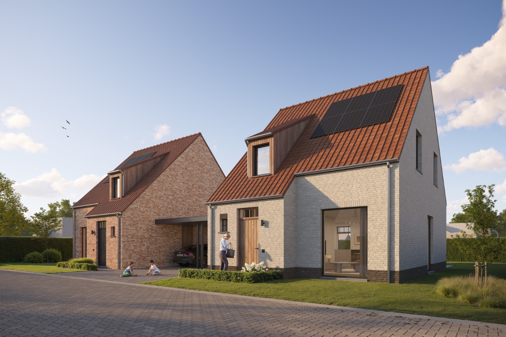 Stijlvolle energiezuinige open bebouwing - foto 1