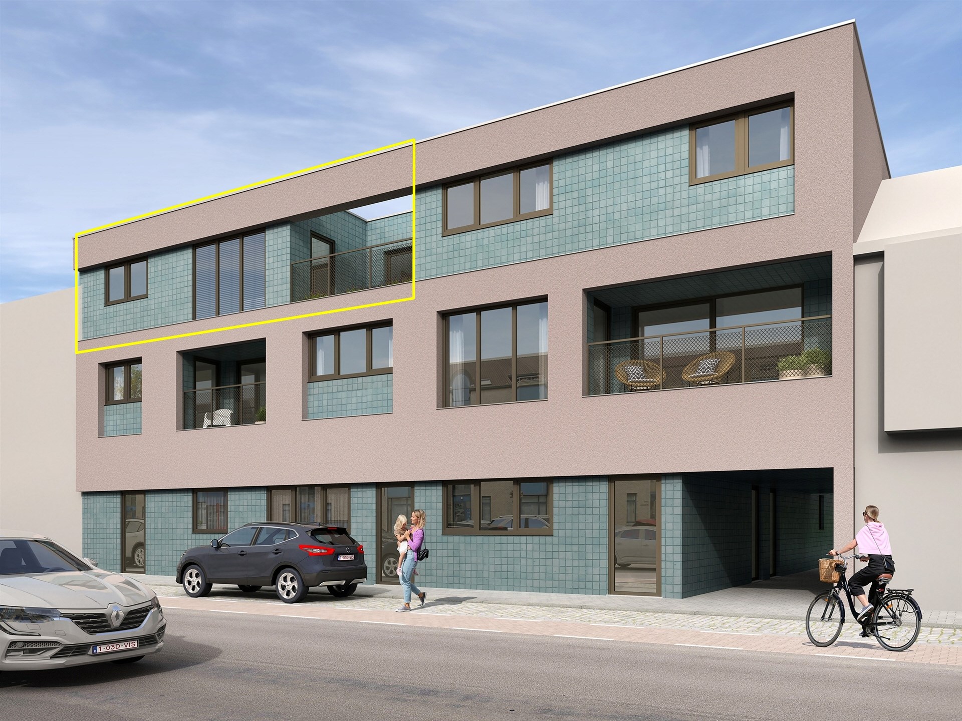 Nieuwbouw 3 slaapkamer appartement in centrum Wetteren - foto 2
