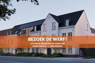 REEDS 50% VERKOCHT & WERKEN GESTART - 6% BTW mogelijk - Ook voor investeerders! Residentie DE LINDE wordt wellicht het meest klassevolle, architecturale en energetisch vooruitstrevende nieuwbouwproject van de gemeente Zoersel. De Linde is een uiterst energiezuinig BEN-10 woonconcept dat met de meest moderne technieken zal worden gebouwd; geothermie, vloerverwarming + koeling, ventilatie met warmterecuperatie, collectieve zonnepanelen enz. gecombineerd met een tijdloos architectuur en wordt opgetrokken in het centrum van Zoersel met alle faciliteiten alsook diverse in-en uitvalswegen in directe omgeving. <br /><br />Het project omvat 12 appartementen met 1 tot 3 slaapkamers die geheel naar eigen smaak worden afgewerkt en variëren tussen de 75m² en 105m². Alle appartementen zijn voorzien van een doordachte indeling alsook ruim bemeten terrassen en een gemeenschappelijke tuin. De graad van afwerking is hoog en gebeurt op basis van uw eigen keuze onder begeleiding van het ervaren bouwteam. Het parkeren van uw wagen doet u moeiteloos in de ruime ondergrondse parking waar eveneens de nodige bergingen voorzien worden die apart zijn aan te kopen. Bovengronds is nog een ruime fietsenstalling en vuilnisberging voorzien.<br /><br />Alle appartementen worden van het label BEN-10 voorzien waarbij men uitdrukkelijk de energiezuinigheid beoogt en waarvoor u een vrijstelling krijgt op de onroerende voorheffing de eerste 5 jaar. Dit is te danken aan alle hernieuwbare energie, ventilatiesystemen, vloerverwarming, HR+ beglazing enz, vloerverwarming + koeling enz. Lastenboek te verkrijgen op kantoor na afspraak. Verkoop onder de Wet Breyne. Realisatie door Fransen Bouwonderneming met tal van referenties in de buurt. Contacteer ons voor inzage in de plannen of lastenboek of via www.yvesvanpelt.be.