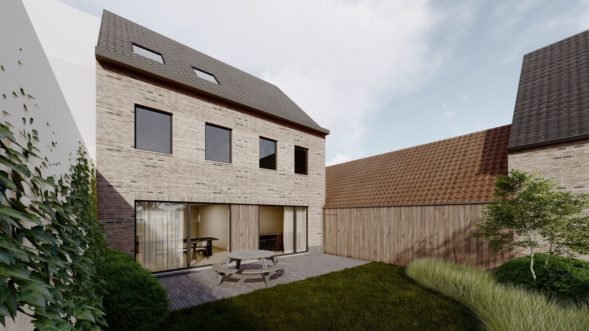 Woonerf met 3 knappe BEN-woningen te Nederzwalm - foto 4