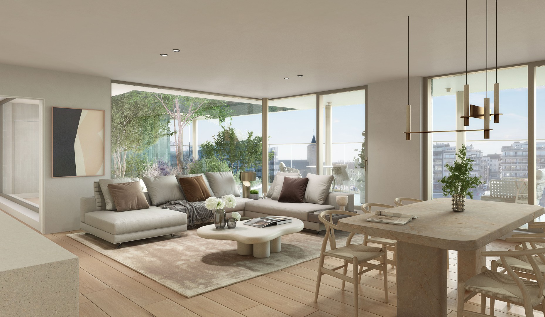 Exclusief nieuwbouwappartement met 2 slaapkamers op het eerste verdiep! - foto 1