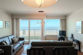 Beautiful 2-bedroom apartment with frontal sea view for sale in Middelkerke. The apartment has two terraces and is located along Zeedijk 34, within walking distance of the center and the casino.<br />Communal bicycle sheds on the ground floor. Possibility to purchase a car park in the vicinity.<br /><br />Layout:<br />- entrance hall <br />- installed kitchen <br />- spacious living space with beautiful frontal sea view and adjoining terrace<br />- bedroom 1 (12m²) with adjoining terrace<br />- bedroom 2<br />- bathroom with bath and sink cabinet<br />- separate toilet<br /><br />Advantages:<br />- favorable epc label<br />- walk-through apartment with sea view<br />- quiet location near shops, restaurants and the new casino<br />- communal bicycle shed<br />- possibility to purchase a car park in the vicinity<br /><br />Are you looking for a 2-bedroom walk-through apartment with a terrace with frontal sea view? Don't hesitate and book your visit today!<br /><br />Register of measures: no