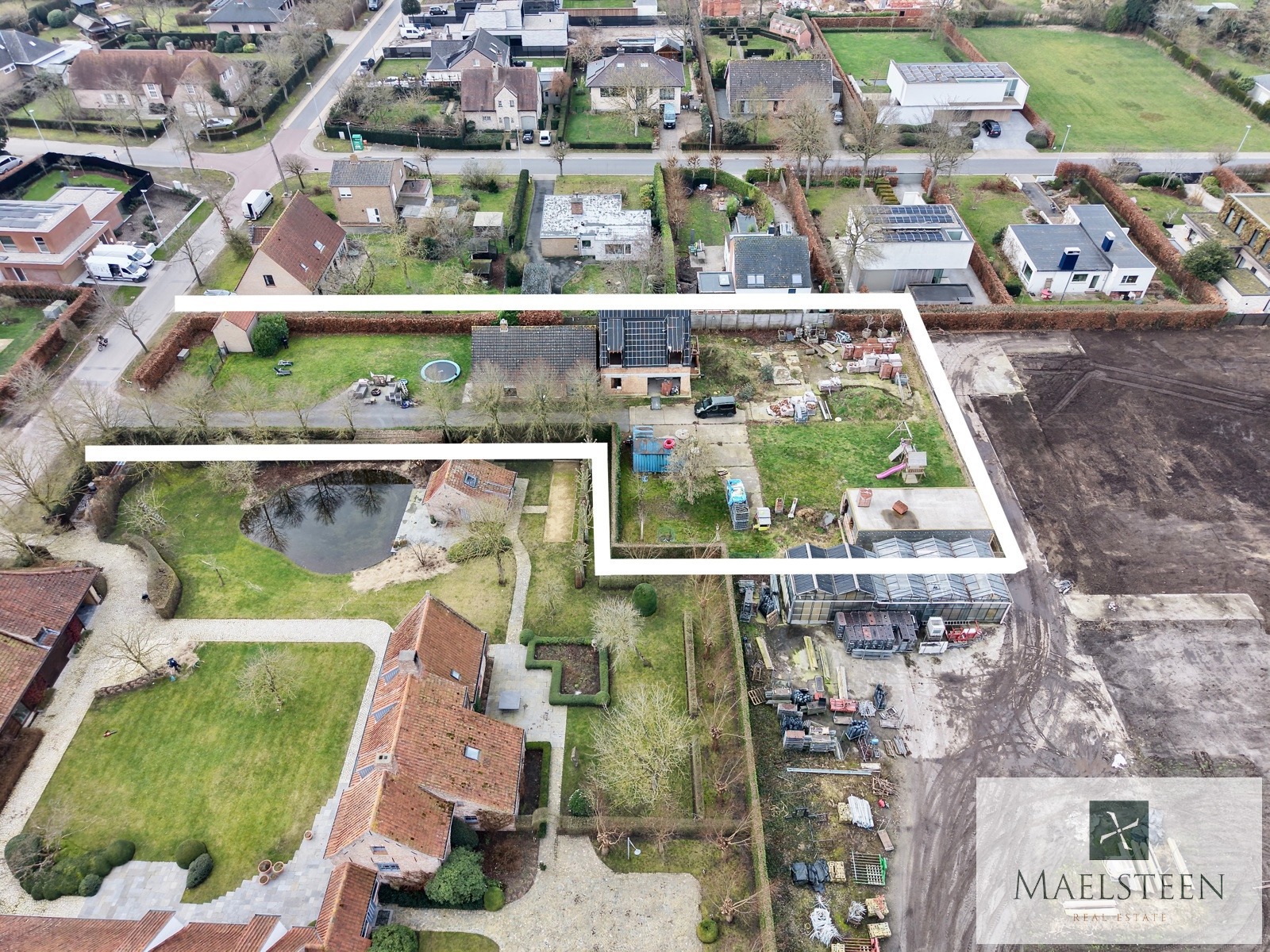 Terrein van 2.168 m² met vergund plan te Sint-Andries - foto 4