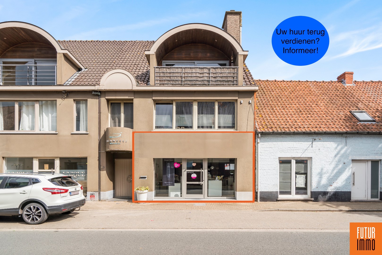 Commercieel handelsgelijkvloers / kantoorruimte - foto 1