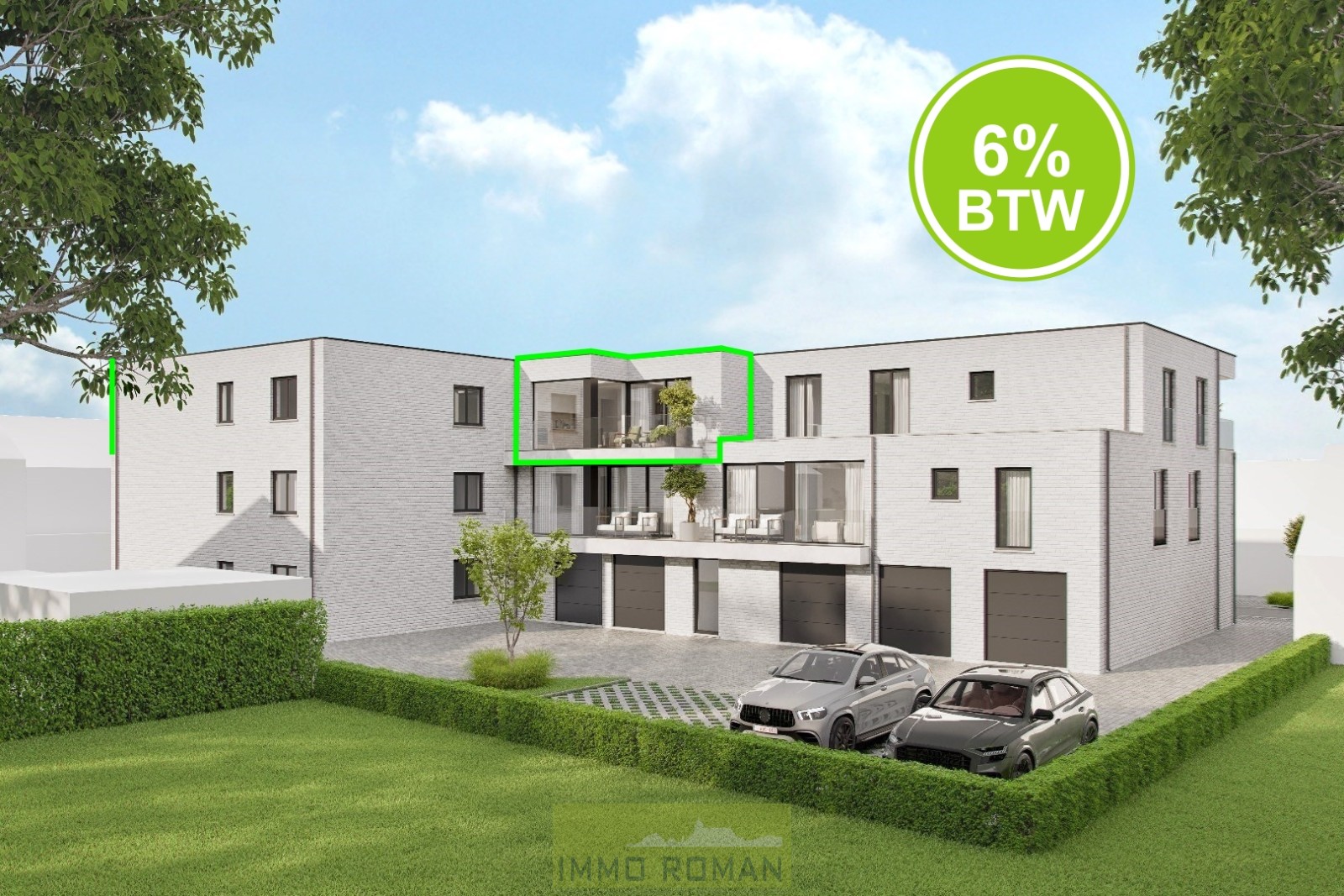 Nieuwbouwappartement met 2 slaapkamers te Ruien! - foto 1