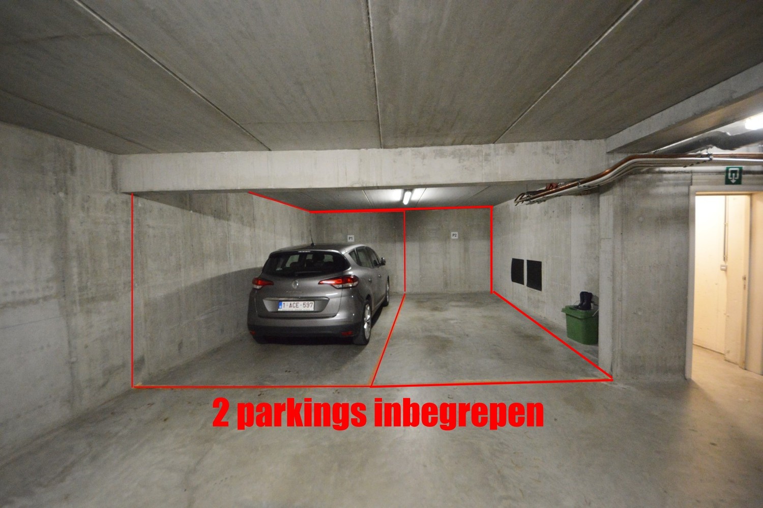 Lichtrijk en modern appartement met riant zonneterras, 2 ondergrondse staanplaatsen én kelder in hartje Ninove! - foto 3