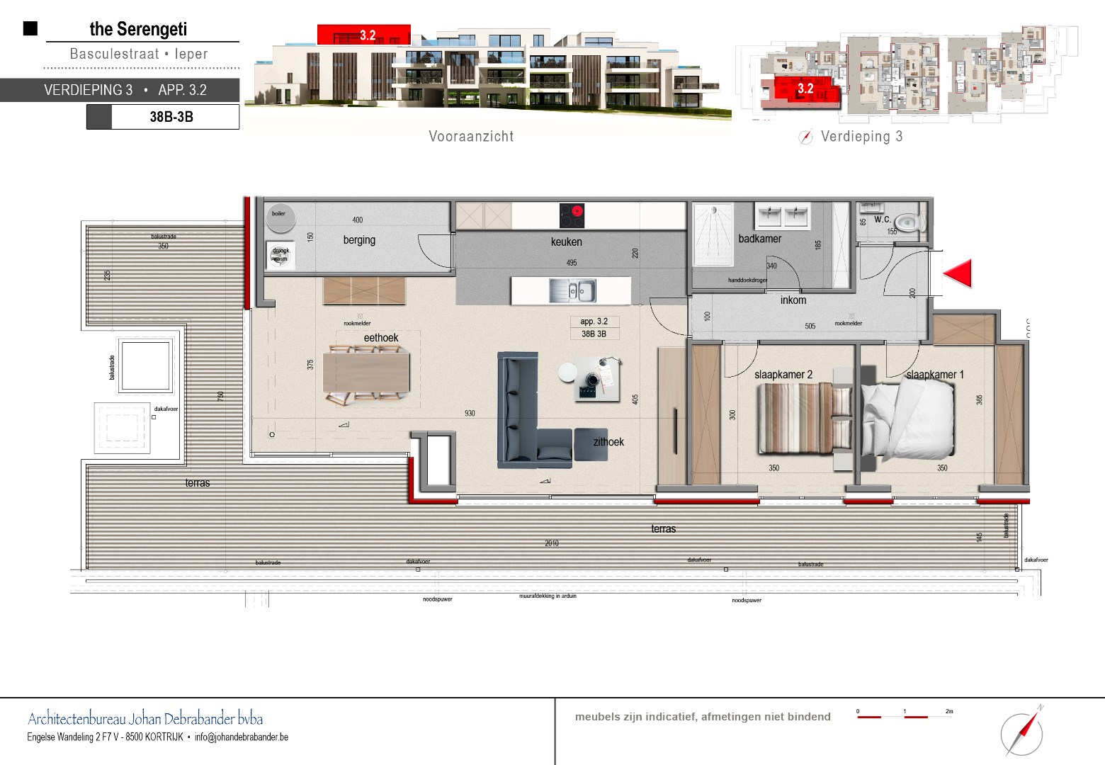 Appartement à vendre à Ypres avec 2 chambres - photo 2