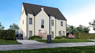 <p><span>Ontdek deze prachtige half-open bebouwing gelegen aan de linkerzijde van een project met twee woningen. Deze woning combineert landelijke charme met moderne architectuur en biedt u een energiezuinig en comfortabel thuis.<br /><br /></span></p><p><span>Op het gelijkvloers vindt u een inkomhal met gastentoilet, een ruime leefruimte met eethoek en een volledig ingerichte keuken, aangevuld met een praktische berging.</span></p><p><span>De eerste verdieping beschikt over drie slaapkamers, een badkamer uitgerust met zowel bad als douche en een apart toilet. <br />De afgewerkte zolder biedt een aparte technische ruimte en een grote polyvalente ruimte die naar wens kan dienen als extra slaapkamer, hobbyruimte, thuiskantoor of speelkamer.<br /><br /></span></p><p><span>De woning garandeert een maximaal E-peil van 10 dankzij hoogwaardige technieken zoals ventilatie Type D, een warmtepomp voor vloerverwarming, airco in de slaapkamers,... .  </span></p><p><span> </span></p><p><span>Deze woning biedt de perfecte combinatie van ruimte, comfort en duurzaamheid in een landelijke setting met moderne afwerking.</span></p><p><span> </span></p><p><span>Voor meer info of een afspraak voor de volledige toelichting van dit project, bel Josefien op 015 33.93.33.</span></p><p><span> </span></p>