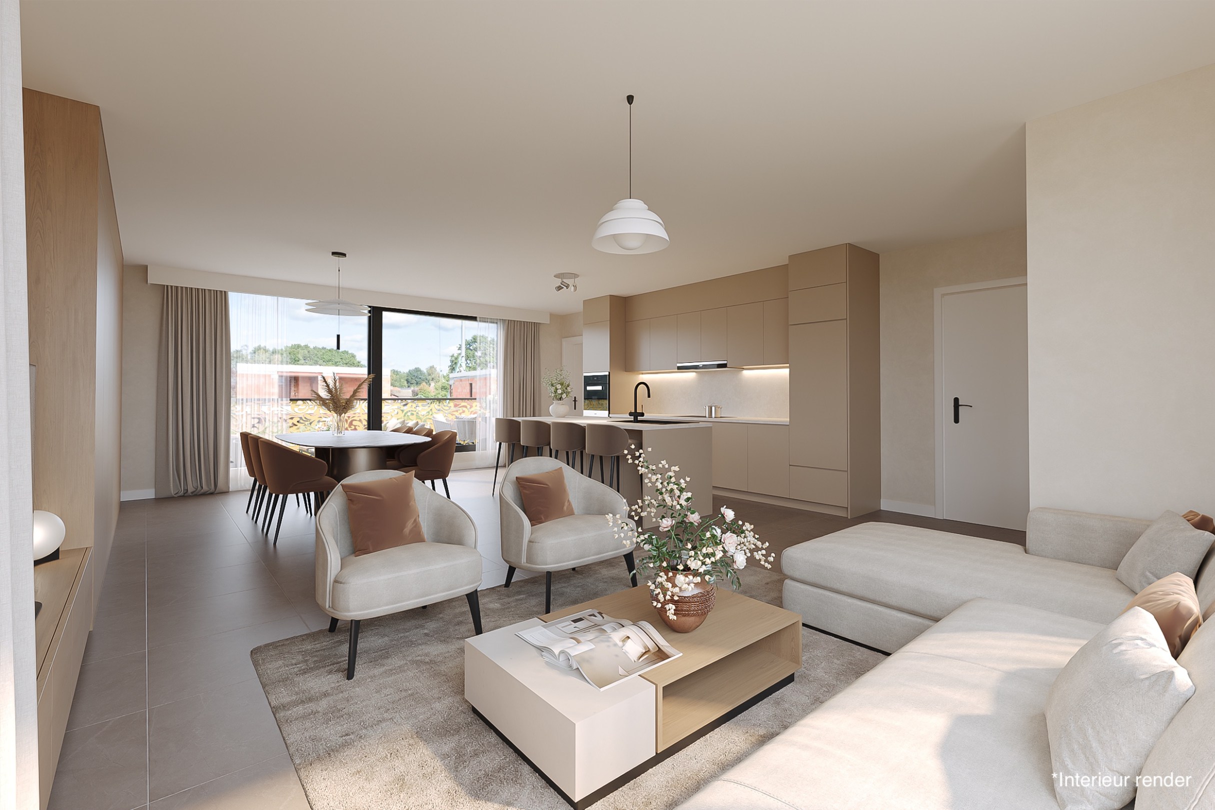 Knap 2-slaapkamer appartement met maar liefst 2 terrassen in Houthalen - foto 4