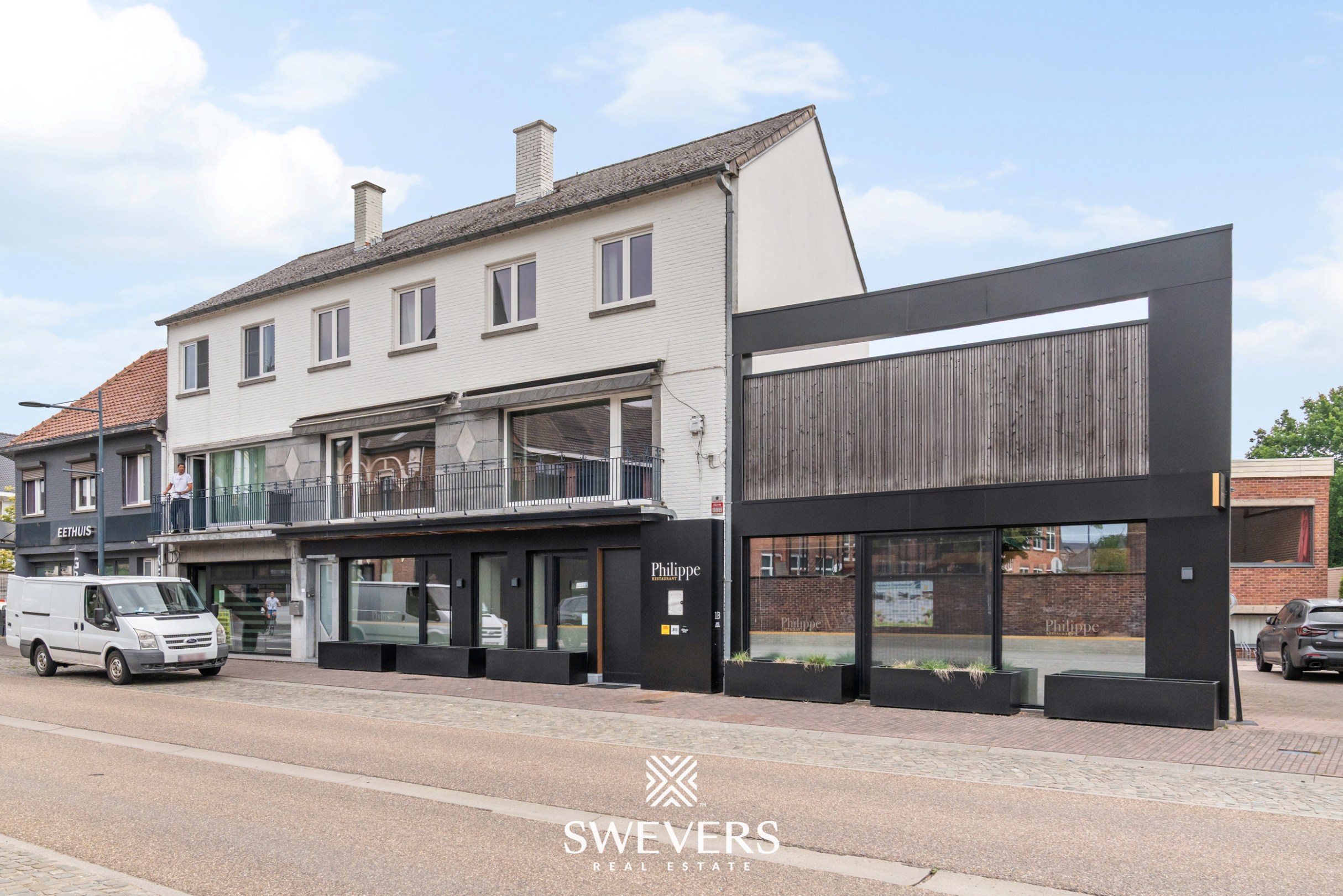 Handelspand (188 m²) + duplex met 4 slpk. in centrum Alken - foto 2
