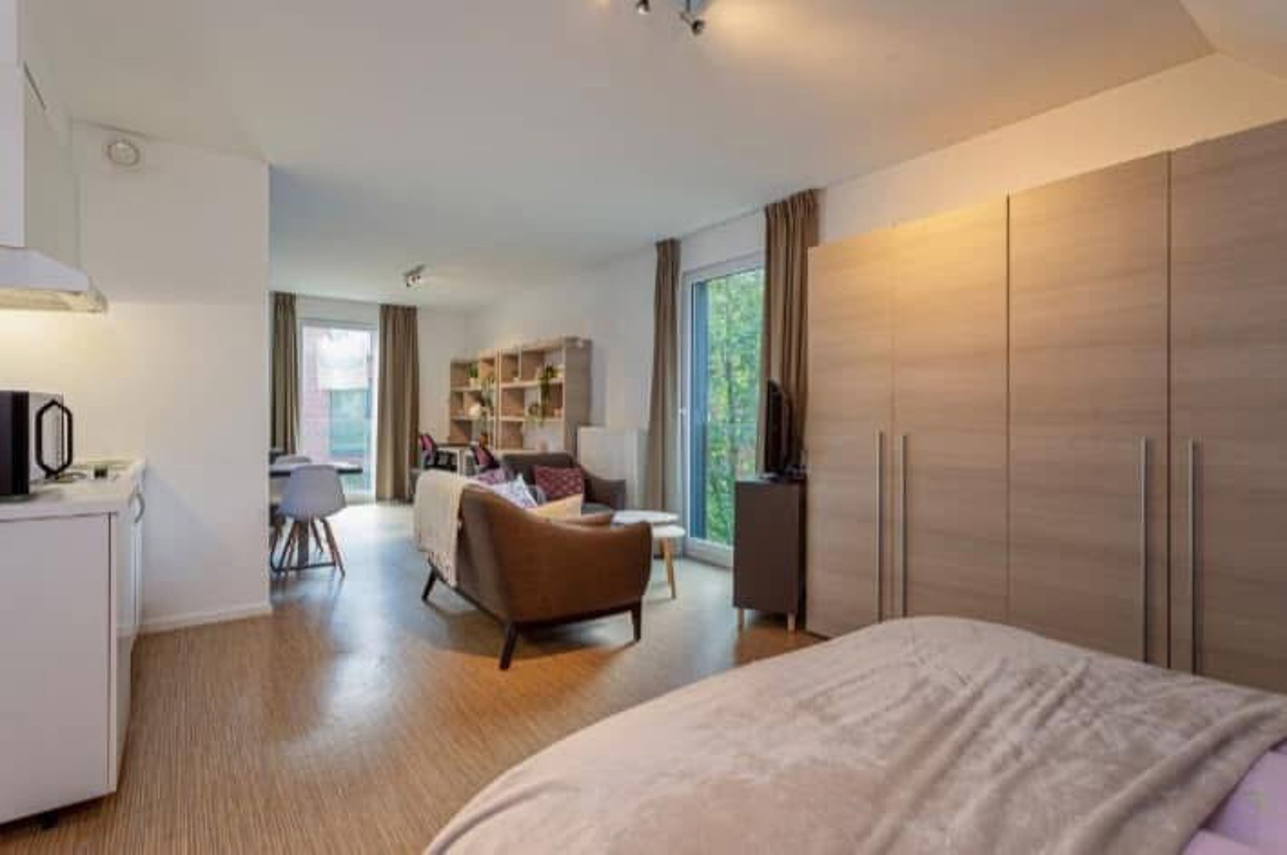 Prachtige studio met slaapzone kitchenette en badkamer - foto 3