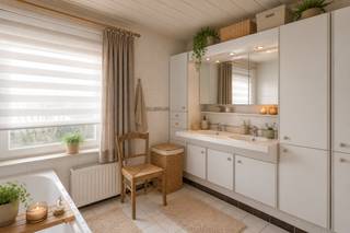 Deze op te frissen woning in de gegeerde straat Waaienberg, bezit zo maar even 5 slaapkamers. <br />Ideaal voor grote gezinnen of mensen die wonen en werken wensen te combineren. <br />Indeling als volgt. Vooraan buiten plaats voor meerdere voertuigen, voortuin. Inkomhal met toilet, trap naar boven. Ruime living met aansluitend volledig ingerichte keuken, schuifraam naar tuin en terras. koppeldeur naar ruime garage voor 2 voertuigen of 1 voertuig en bergingsruimte. <br />eerste verdieping. 5 ruime kamers en een badkamer voorzien van alle comfort. <br />tweede verdieping: bergingszolder. <br />Absolute troeven van dit huis zijn de ligging, gunstig EPC C, zonnepanelen, elektrische keuring in aanvraag (conformiteit verwacht) <br />Om privacy redenen werden de foto's bewerkt met AI doch zonder de structuur te veranderen. <br />Ideale woning om verder uw eigen verfijnde toets aan te geven, terwijl de basis werd gelegd. <br />Contacteer Matthias 0478 32 77 70 of reageer op de advertentie om een bezoek vast te leggen.