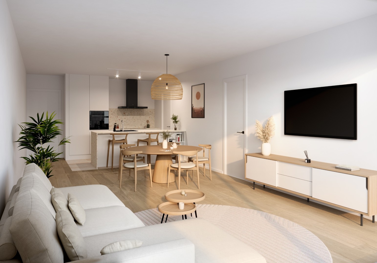 Compact 1-slpk app. met terras aan binnentuin - foto 1