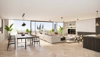 Pal in het centrum van Doornik – Residentie De Lille: een modern kwalitatief nieuwbouwproject met 13 appartementen. <br /><br />Ruim, licht en afgewerkt met duurzame kwaliteitsmaterialen, zuidgerichte terrassen met zicht op de kathedraal. <br />Stijlvolle afwerking en dit op een toplocatie: dé perfecte investering in jouw toekomst.<br /><br />De appartementen zijn voorzien van een moderne look, vloerverwarming, dubbele beglazing en ruime terrassen. Dankzij de centrale ligging vlak bij de markt geniet je van alle voorzieningen binnen handbereik.<br />Mogelijkheid aankopen ondergrondse staanplaatsen en bergingen. <br /><br />Verlaagd btw-tarief van 6% (mits voldoen aan de voorwaarden) mogelijk – een unieke kans om betaalbaar te investeren in kwalitatief wonen!<br /><br />Voor meer informatie en/of bezoekje, contacteer ons op guido@immobeguin.be