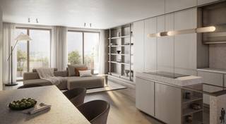 <strong>CITY YARD - trendy nieuwbouw wonen aan Den Dam<br /><br /></strong>Welkom in <strong>CITY YARD</strong>, een <strong>kleinschalig en kwalitatief nieuwbouwproject</strong> met slechts <strong>12 appartementen</strong> op wandelafstand van <strong>Park Spoor Noord</strong> en het <strong>Eilandje</strong>. Hier woon je in een wijk die volop in beweging is, vlakbij de <strong>Slachthuissite </strong>(dé stadsontwikkeling van Antwerpen) en met een vlotte verbinding naar het centrum en de ring.<br /><br /><strong>Een aanbod voor elke woonwens</strong><br />CITY YARD combineert <strong>strakke, tijdloze architectuur</strong> met een duurzame insteek. Het project beidt een gevarieerd aanbod aan <strong>appartementen met 2, 3 of 4 slaapkamers</strong>, telkens met een <strong>terras</strong>. Op het gelijkvloers bevinden zich bovendien <strong>twee kantoorruimtes met tuin</strong> - ideaal voor wie wonen en werken slim wil combineren.<br />En voor wie écht groots wil wonen: de absolute blikvanger is de <strong>riante penthouse</strong> met ca. <strong>187 m²</strong> bewoonbare oppervlakte en ca. <strong>54 m²</strong> terras.<br /><br /><strong>Maak er jouw thuis van</strong><br />Alle units worden afgewerkt volgens de budgetten van het lastenboek, met <strong>ruimte voor personalisatie</strong>: kies zelf je <strong>keuken, badkamer en vloerafwerking</strong>. Zo creëer je een interieur dat perfect bij jouw stijl past.<br /><br /><strong>Duurzaam, comfortabel en futureproof (BEN)</strong><br />CITY YARD wordt gebouwd volgens de <strong>BEN-principes (Bijna Energie Neutraal) </strong>met focus op lage energiekosten en hoog comfort:<br />- <strong>individuele lucht/water warmtepomp<br />- vloerverwarming<br />- ventilatiesysteem type D </strong>voor continue, gezonde luchtcirculatie<br />- <strong>kwalitatieve isolatie en hedendaagse technieken<br /><br />Extra troeven die het verschil maken<br />- ondergrondse parkeergarage<br />- kelderbergingen<br />- fietsenstalling<br />- </strong>centrale ligging met uitstekende ontsluiting binnen én buiten de stad<br />- interessante <strong>investeringsopportuniteit</strong> in een wijk met een sterke toekomstvisie<br /><br />Mogelijkheid tot <strong>6% BTW-tarief</strong>.