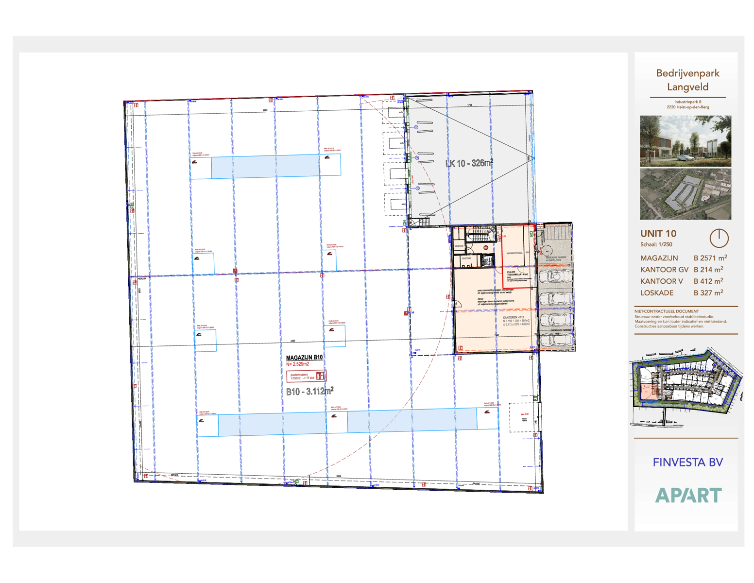 Gebouw voor gemengd gebruik van 2571m² (kantoor &amp; magazijn)  - foto 2